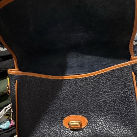 Dooney & Bourke Black and Brown Crossbody Bag with unbranded chain - Picture 7 of 12